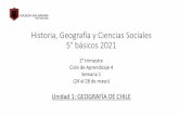 Historia, Geografía y Ciencias Sociales 5° básicos 2021
