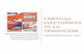 CARTELES ELECTORALES DE LA TRANSICIÓN