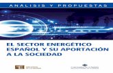 EL SECTOR ENERGÉTICO ESPAÑOL Y SU APORTACIÓN A LA SOCIEDAD