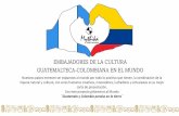 EMBAJADORES DE LA CULTURA GUATEMALTECA-COLOMBIANA …