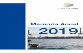 Memoria Anual 2019 - Puerto de Alicante