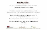 CONTRATACION GENERAL Objeto contractual: SERVICIO DE ...