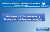 Acciones de Conservación y Protección de Fuentes de Agua.