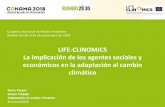 LIFE-CLINOMICS La implicación de los agentes sociales y ...