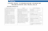 GUÍA DEL CORREDOR ZURICH MARATÓN DE MÁLAGA