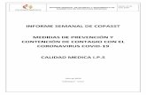 INFORME SEMANAL DE COPASST MEDIDAS DE PREVENCIÓN Y ...