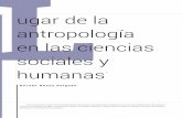 ugar de la L antropología en las ciencias sociales y humanas