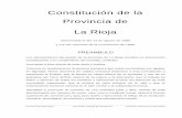 Constitución de la Provincia de La Rioja - unq.edu.ar