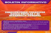 BOLETIN INFORMATIVO BANCO POPULAR Y DE DESARROLLO COMUNAL