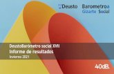 DeustoBarómetro social XVII Informe de resultados