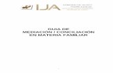 GUIA DE MEDIACIÓN / CONCILIACIÓN EN MATERIA FAMILIAR
