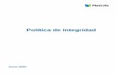 Política de Integridad - metlife.com.mx