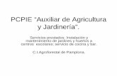 PCPIE “Auxiliar de Agricultura y Jardinería”.