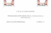 C.P. EL LLANO (GIJÓN) PROGRAMACIÓN DIDÁCTICA: CIENCIAS …