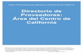 Directorio de Proveedores: Área del Centro de California