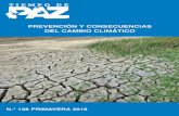 PREVENCIÓN Y CONSECUENCIAS DEL CAMBIO CLIMÁTICO