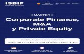 < MASTER > Corporate Finance, M&A y Private Equity