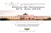 DE SAN LUIS Diario de Sesiones Nº 3 Año 201 9