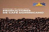tálogo de pequeños PRODUCTORES DE CAFÉ DOMINICANO