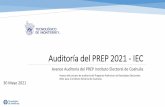 Auditoría del PREP 2021 - IEC