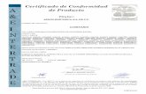 Certificado:Certificado de Conformidad A de ... - Argos
