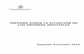 INFORME SOBRE LA SITUACIÓN DE LOS ÓRGANOS JUDICIALES