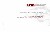 Informe de Gestión 2019 SUPERINTENDENCIA DE NOTARIADO Y ...
