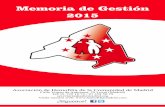 Memoria de Gestión 2015 - ASHEMADRID