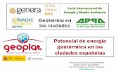 Geotermia en las ciudades - APPA Renovables