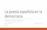 La poesía española en la democracia