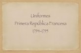 Uniformes Primera República Francesa