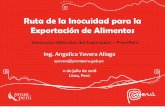 Ruta de la Inocuidad para la ... - Gobierno del Perú