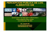 PERCEPCION PUBLICA DE LOS ALIMENTOS GM