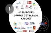 ACTIVIDADES GRUPOS DE TRABAJO Año 2021