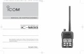 TRANSCEPTOR MARINO VHF iM88