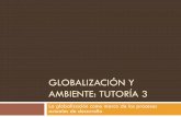 GLOBALIZACIÓN Y AMBIENTE: TUTORÍA 3