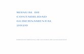 MANUAL DE CONTABILIDAD GUBERNAMENTAL 2020