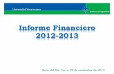 Informe Financiero 2012-2013 - uv.mx