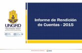 Rendición de Cuentas 2016 - Unidad Nacional para la ...