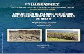 Evaluación de peligro geológico por deslizamiento en la ...