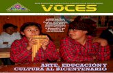 ARTE, EDUCACIÓN Y CULTURA AL BICENTENARIO