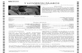 Y LLOVIERON PÁJAROS - Cines Verdi