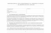 Memoria Economica Abreviada 2018 - candelita.org