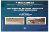 Evaluación de peligros geológicos del sector Chillihuani ...