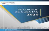RENDICIÓN DE CUENTAS 2020 - Gob