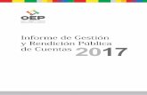 Informe de Gestión y Rendición Pública 2017