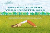 Curso ONLINE INSTRUCTORADO YOGA INFANTIL 2020