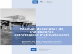 Manual descriptor de indicadores estratégicos institucionales