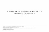 Unidad 3 tema 2 Derecho Constitucional II