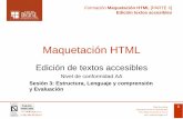 Maquetación HTML - web.ua.es